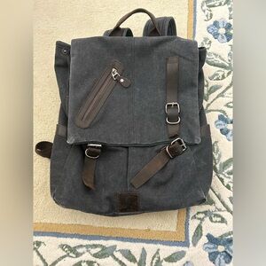 Steampunk/Retro/Vintage Inspired Classic Minimalist Inspired Grey/Black Backpack